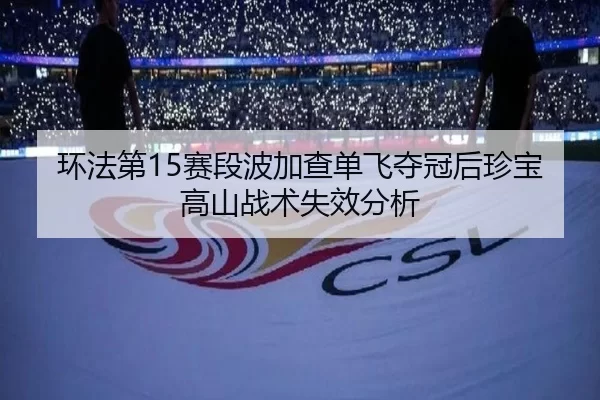 环法第15赛段波加查单飞夺冠后珍宝高山战术失效分析